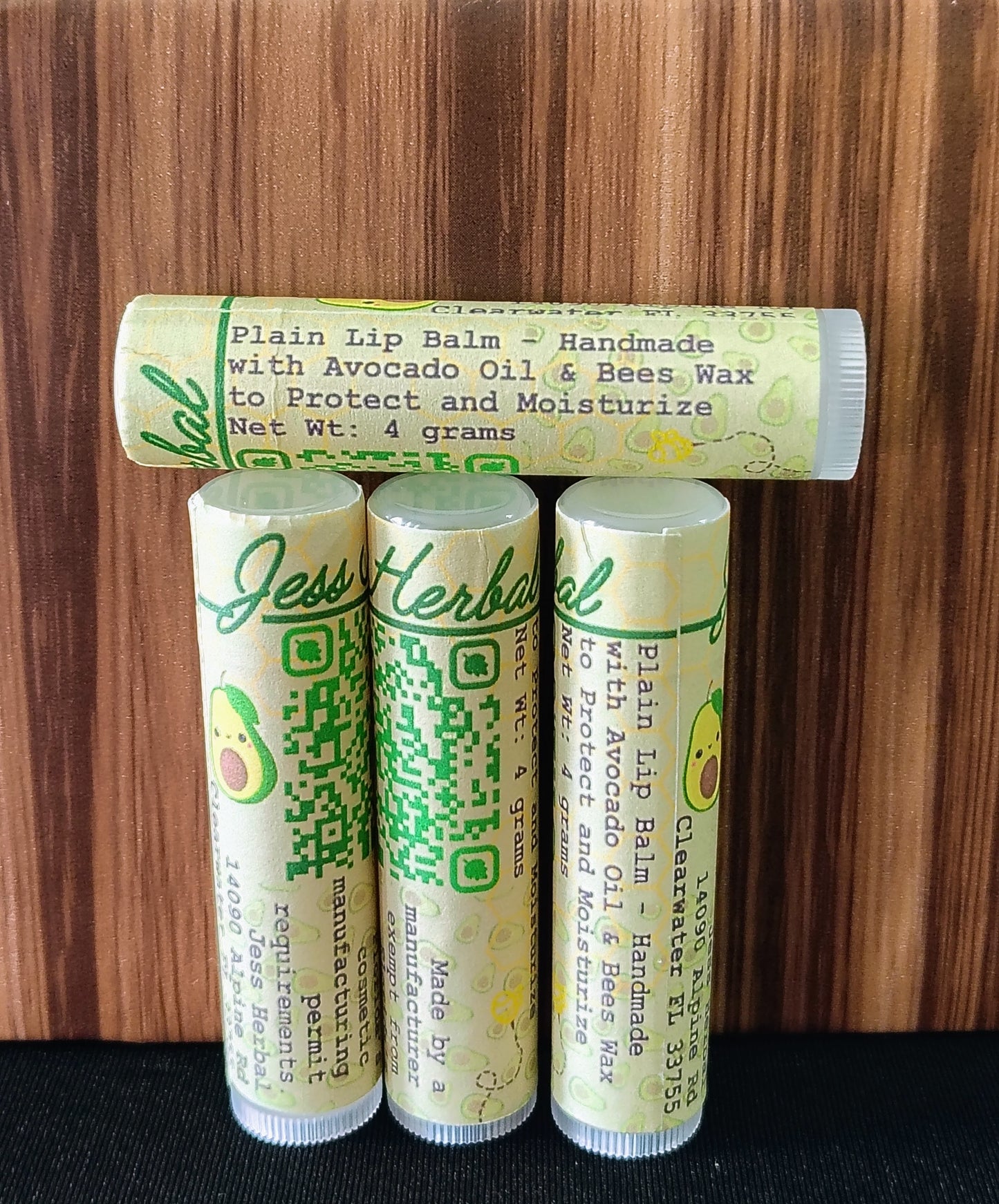 Plain Lip Balm - Avocado Oil